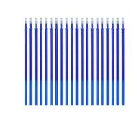 Husalsea Recargas para Bolígrafo Borrable - Compatible con Legami y Pilot Frixion - 20 Recargas de Tinta Azul para Bolígrafo Borrable, 0,5 mm, 13 cm (Blu)