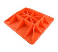 Husar Winch Base para Farm Jack Hi Lift, Ideal para vehículos Todoterreno, ATV/UTV, 4x4,Universal, Color Rojo