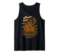 Húsares alados polacos cargan Arte de Batalla Medieval Camiseta sin Mangas