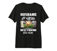 Husband and Wife Best Friend For Life Funny Couple Camiseta Premium