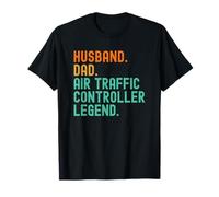 Husband Dad Air Traffic Controller Legend ATC Camiseta