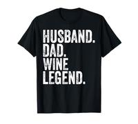 Husband Dad Wine Legend Shirt Funny Father's Day Gift Camiseta