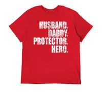 Husband Daddy Protector Hero - Camiseta para papá, para hombre, camiseta gráfica de papá, Redstyle, 3XL