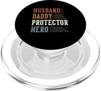 Husband Daddy Protector Hero Gifts for Dad Father's Day PopSockets PopGrip para MagSafe