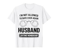 Husband I'm Not Allowed To Date Ever Funny Sarcastic Saying Camiseta