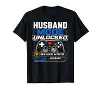 Husband Mode Unlocked Level 1 Gamer Husband Camiseta