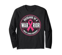 Husband of A Warrior Breast Cancer Awareness Manga Larga