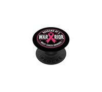 Husband of A Warrior Breast Cancer Awareness PopSockets PopGrip Adhesivo
