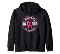 Husband of A Warrior Breast Cancer Awareness Sudadera con Capucha