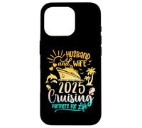 Husband & Wife Cruise 2025 Family Honeymoon Couples Matching Carcasa para iPhone 16 Pro