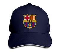 Huseki Invincible FC FCB Logo Flex Gorra de Béisbol Black Marina