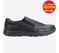Hush Puppies Aaron Hombre Espuma Viscoelástica sin Cordones Casual Vestido Negra