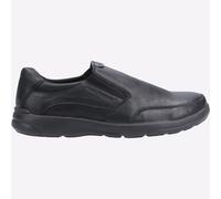 Hush Puppies Aaron Hombre Espuma Viscoelástica sin Cordones Casual Vestido Negra