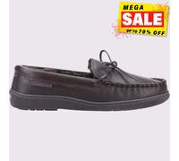 Hush Puppies Ace Cuero MEMORY FOAM Zapatillas Cómodas Para Hombre Marrón