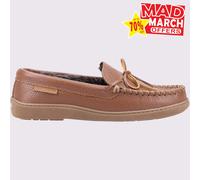 Hush Puppies As sin Cordones Espuma Viscoelástica Hombre Cómodo Pantuflas Marrón