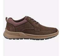 Hush Puppies Adam Espuma Viscoelástica Cuero Hombre Moda Informal Zapatos Marrón