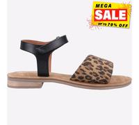 Hush Puppies Annabelle Mujer Espuma Viscoelástica Moda Estampado Leopardo Cuero