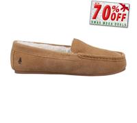 Hush Puppies Annie Mujer Pantuflas sin Cordones Mocasines de Ante Marrón
