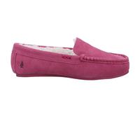 Hush Puppies Annie Mujer Pantuflas sin Cordones Mocasines de Ante Tostado