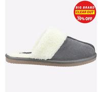 Hush Puppies Arianna Espuma Viscoelástica Mujer Mula Cómodo Pantuflas Gris