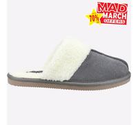 Hush Puppies Arianna Espuma Viscoelástica Mujer Mula Cómodo Pantuflas Gris