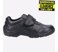 Hush Puppies Arlo Junior ZAPATOS DE ESCUELA DE CUERO CON MEMORIA NEGROS