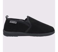 Hush Puppies Arnold Slip On De Ante Cuero Para Hombre Zapatillas Negras