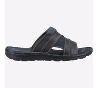 Hush Puppies Arquero Cuero Hombre Slip-On Verano Playa Diario Sandalias Negras