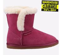 Hush Puppies Ashlynn Mujer Cuero Casual Piel Sintética Botines Rosa