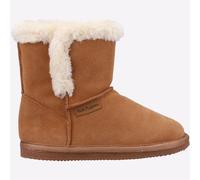 Hush Puppies Ashlynn Mujer Piel Sintética Botines Casuales Marrón