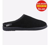 Hush Puppies Zapatillas de casa Ashton ante con espuma viscoelástica Negras