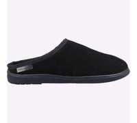 Hush Puppies Zapatillas de casa Ashton ante con espuma viscoelástica Negras