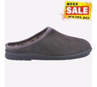 Hush Puppies Ashton Hombre Casual Confort Memoria Espuma Salón Pantuflas Marrón