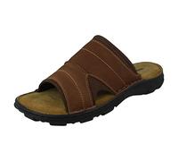 Hush Puppies Austin Tan Mule Sandalia para hombre, Brown, 43 EU