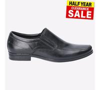 Hush Puppies Billy Zapatos Formales De Diseñador De Cuero Para Hombre Negros