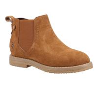 Hush Puppies - Botas a los Tobillos de Ante Mini Maddy Cremallera, Elástico Ni