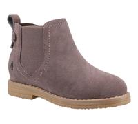 Hush Puppies - Botas a los Tobillos de Ante Mini Maddy Cremallera, Elástico Ni