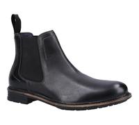 Hush Puppies Botas Chelsea Justin Chelsea para hombre, Black, 43 EU