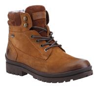 Hush Puppies - Botas de Combate de Cuero Annay con Cordones para Mujer