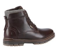 Hush Puppies Botas de cuero impermeables Peter con cordones para hombre