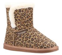 Hush Puppies Botas Pantufla de Ante Ashleigh Slipon Diseño Estampado (FS8228)