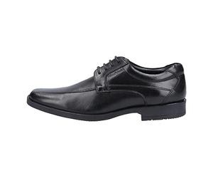 Hush Puppies Brandon, Zapatos para Uniformes de Escuela Hombre, Black, 43 EU
