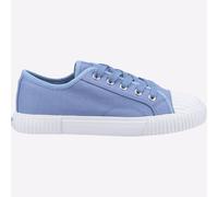 Hush Puppies Brooke Mujer Clásico Moda Informal Memoria Espuma Zapatillas Azul