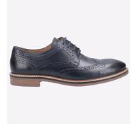 Hush Puppies Bryson Cuero Hombre Memoria Espuma Diseñador Zapatos Oxford Marino