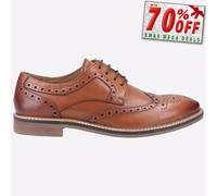 Hush Puppies Bryson Espuma Viscoelástica Hombre Elegante Moda Calado Marrón