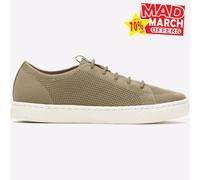 Hush Puppies Buen Zapatilla Hombre Casual Moda Tejido Entrenadores Oliva
