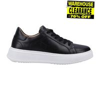 Hush Puppies Camille Zapatillas De Diseño Casual De Cuero Para Mujeres Negros