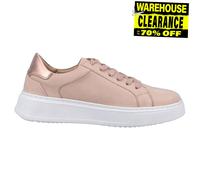 Hush Puppies Camille Mujer de Piel Diseñador Casual Moda Vestido Zapatillas Rosa