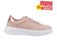 Hush Puppies Camille Zapatillas De Moda Casual De Cuero Para Mujer Rosa