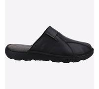 Hush Puppies Carson Mule Sandalia De Cuero Casual Clásica Para Hombre Negra